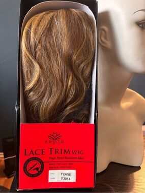 Sepia Lace Trim Wig - Tease (F2014) in Light Brown with Golden Highlights TEASE